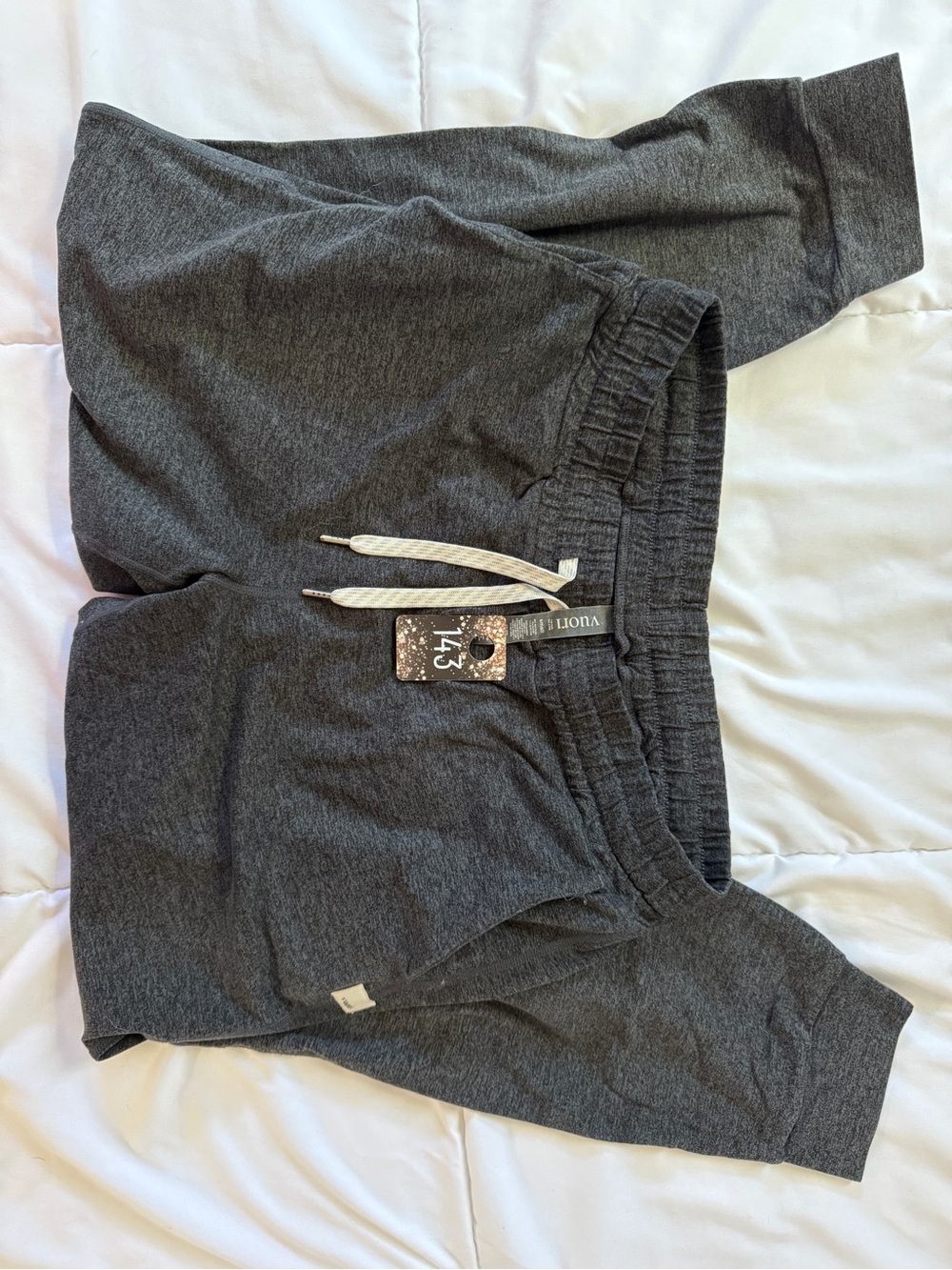 143 Vuori Performance Charcoal Heather Jogger